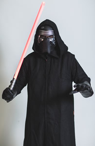 Star Wars Birthday Party Entertainment with Kylo Ren