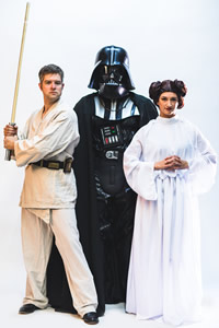 Star Wars Party with Luke Darth Vader and Princess Leia