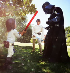 Star Wars Light Saber party